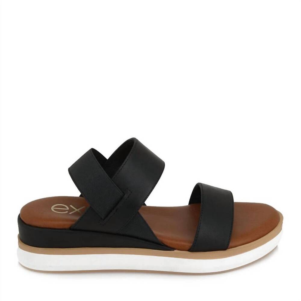 NEW EXE women's amanda sandal in black